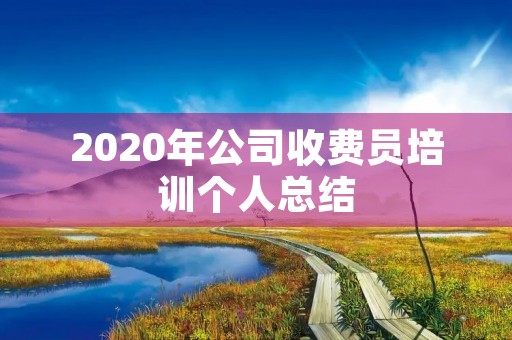 2020年公司收费员培训个人总结