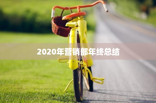 2020年营销部年终总结