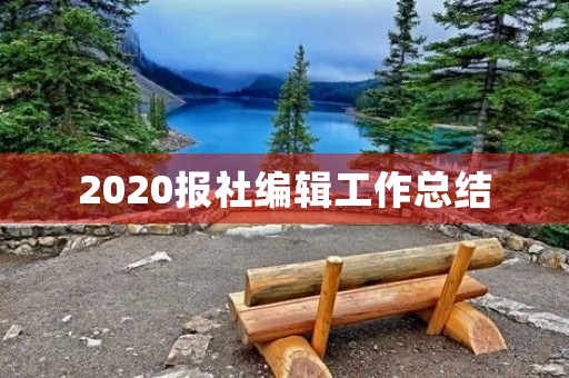 2020报社编辑工作总结 2020报社编辑工作总结