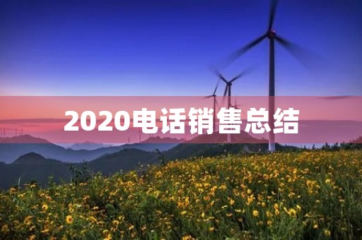 2020电话销售总结
