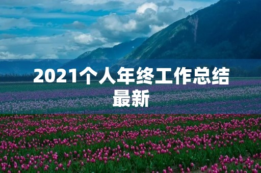 2021个人年终工作总结最新