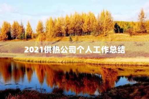 2021供热公司个人工作总结