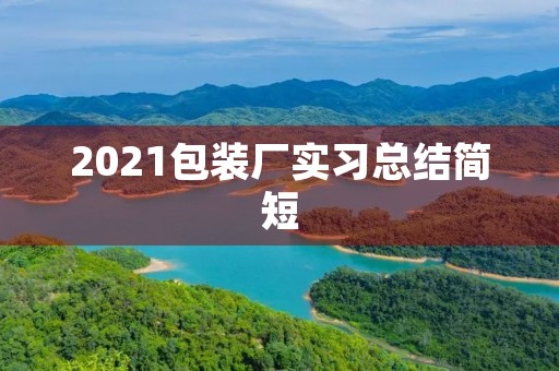 2021包装厂实习总结简短 2021包装厂实习总结简短