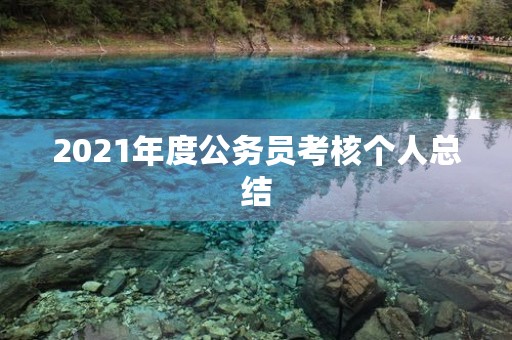 2021年度公务员考核个人总结 2021年度公务员考核个人总结
