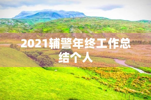 2021辅警年终工作总结个人 2021辅警年终工作总结个人