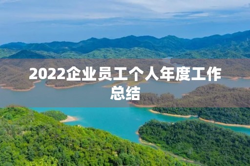 2022企业员工个人年度工作总结
