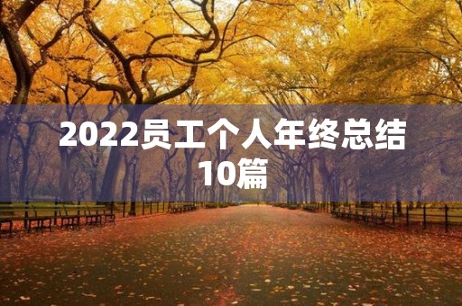 2022员工个人年终总结10篇 2022员工个人年终总结10篇