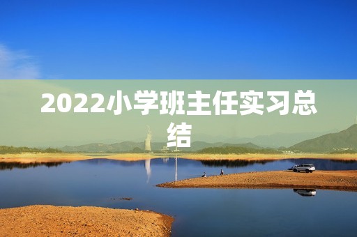 2022小学班主任实习总结 2022小学班主任实习总结