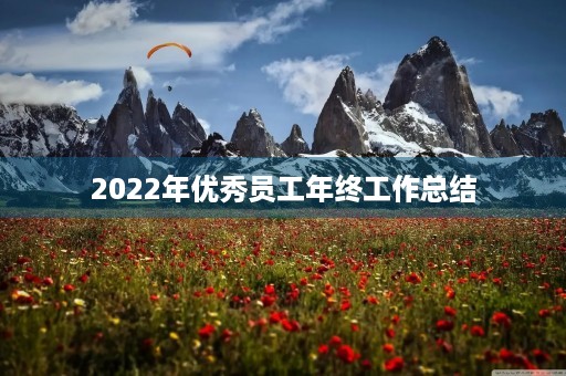 2022年优秀员工年终工作总结