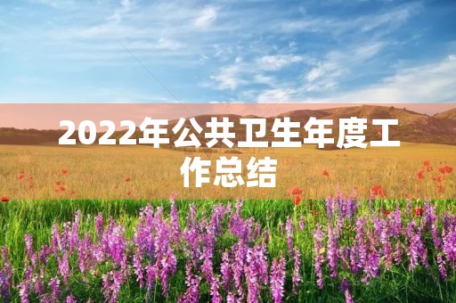 2022年公共卫生年度工作总结(7篇) 2022年公共卫生年度工作总结(7篇)