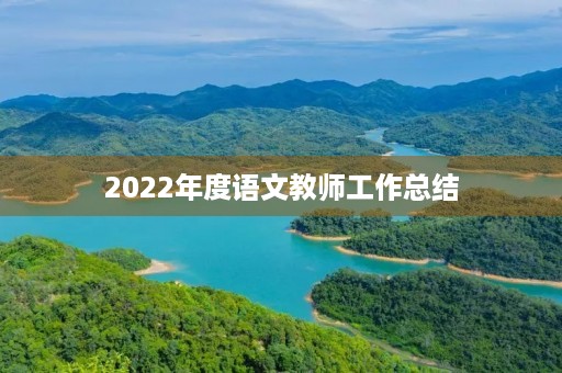 2022年度语文教师工作总结