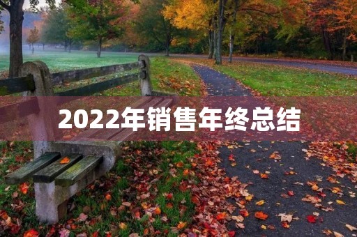 2022年销售年终总结
