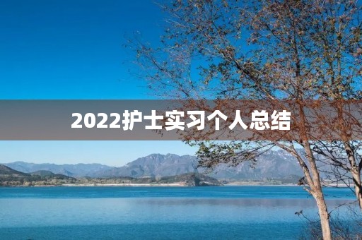 2022护士实习个人总结(7篇) 2022护士实习个人总结(7篇)
