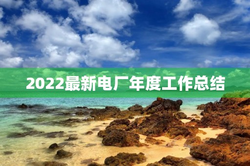 2022最新电厂年度工作总结