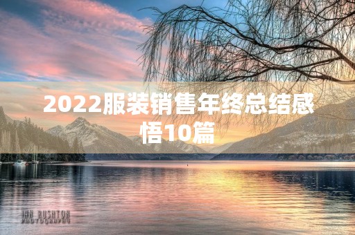 2022服装销售年终总结感悟10篇