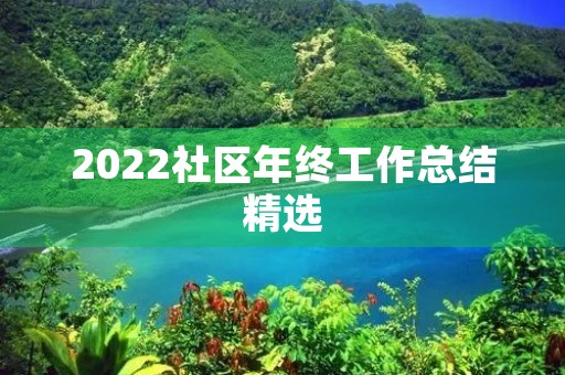 2022社区年终工作总结精选