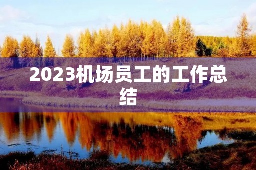2023机场员工的工作总结