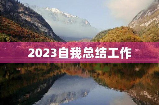 2023自我总结工作 2023自我总结工作