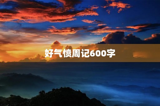 好气愤周记600字