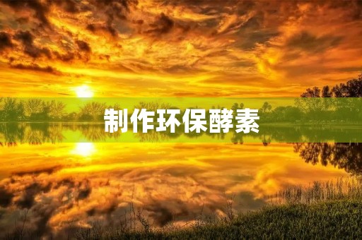 制作环保酵素 制作环保酵素