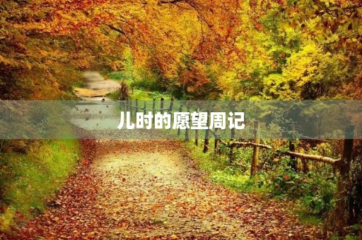 儿时的愿望周记 儿时的愿望周记