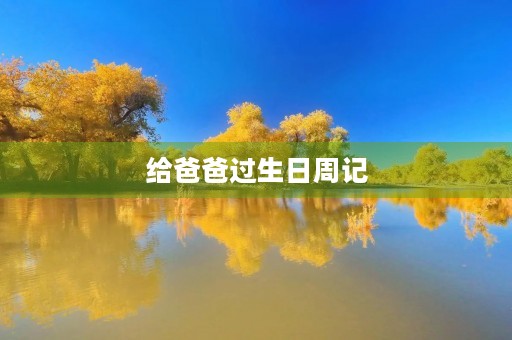 给爸爸过生日周记