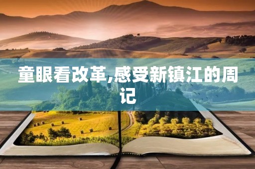 童眼看改革,感受新镇江的周记 童眼看改革,感受新镇江的周记