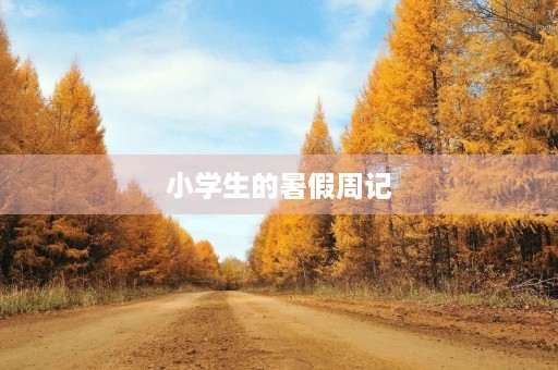 小学生的暑假周记 小学生的暑假周记