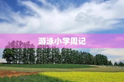 游泳小学周记