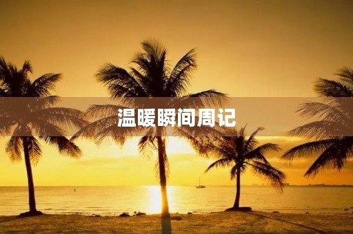 温暖瞬间周记