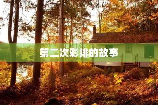 第二次彩排的故事
