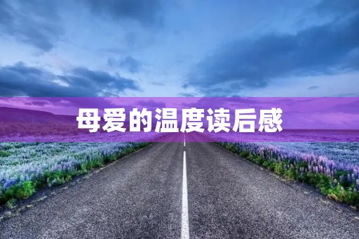 母爱的温度读后感 母爱的温度读后感