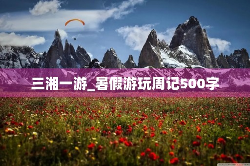 三湘一游_暑假游玩周记500字