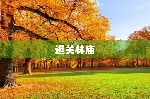 逛关林庙