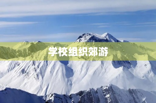 学校组织郊游
