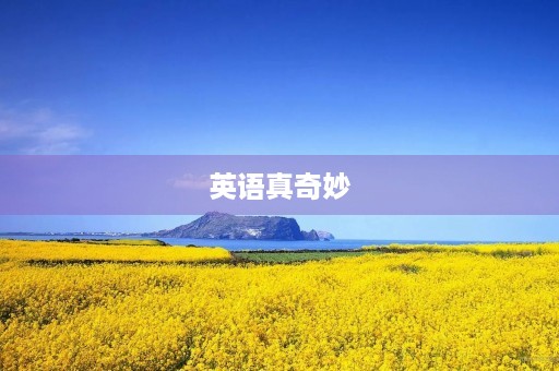 英语真奇妙