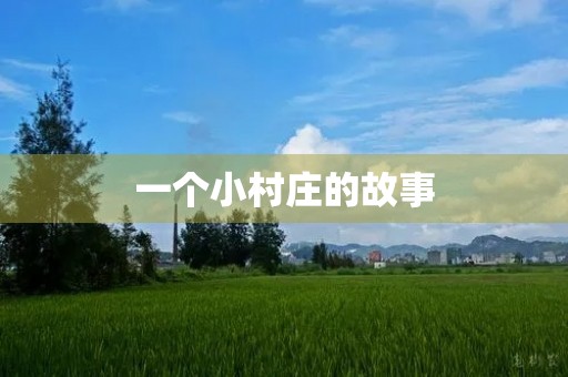 一个小村庄的故事