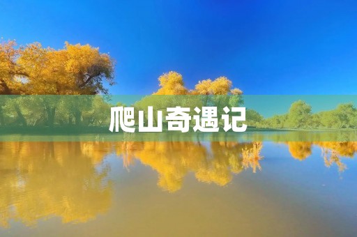 爬山奇遇记