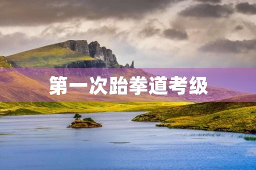 第一次跆拳道考级