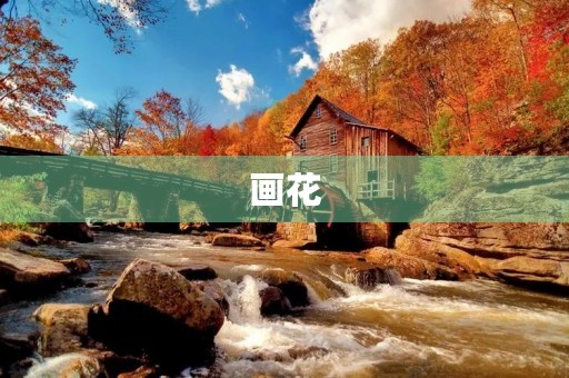 画花