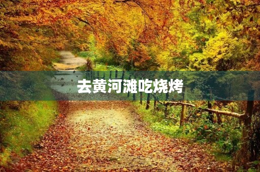 去黄河滩吃烧烤