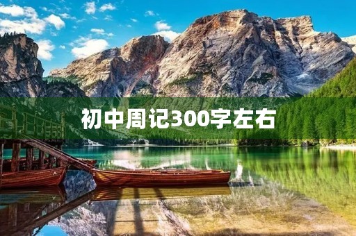 初中周记300字左右