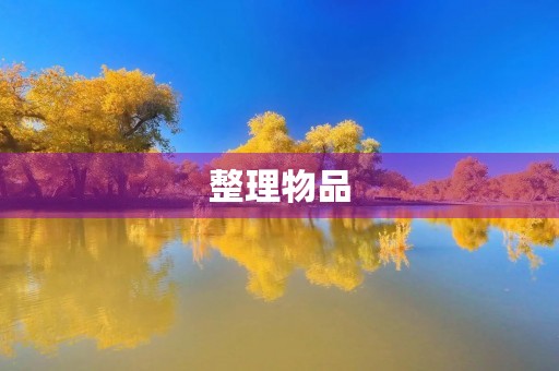 整理物品