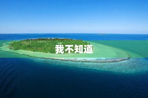 我不知道
