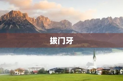 拔门牙 拔门牙