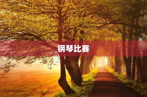 钢琴比赛