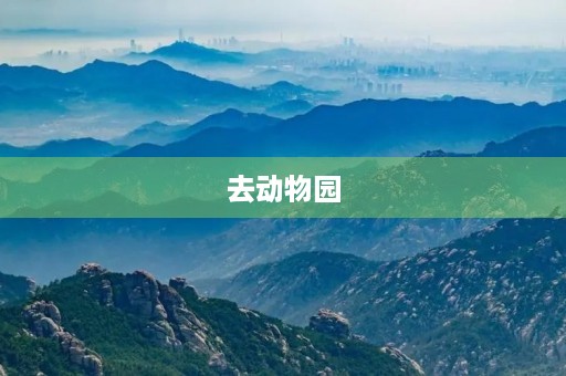 去动物园 去动物园