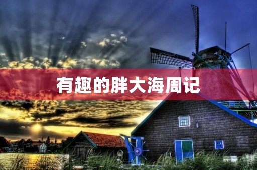 有趣的胖大海周记 有趣的胖大海周记
