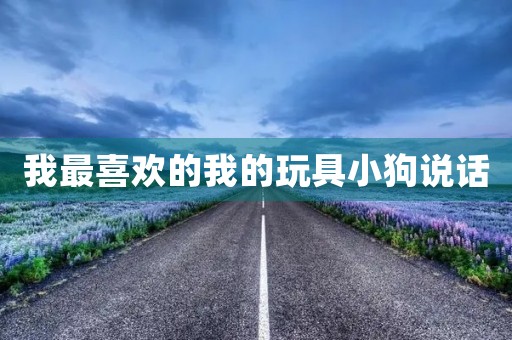 我最喜欢的我的玩具小狗说话 我最喜欢的我的玩具小狗说话