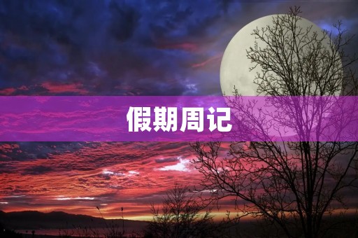 假期周记